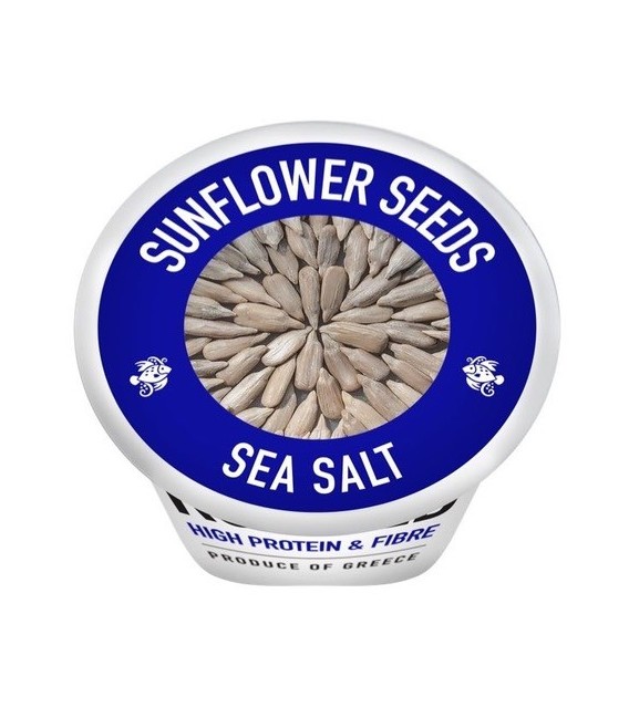Skrudintos saulėgrąžų sėklos su jūros druska