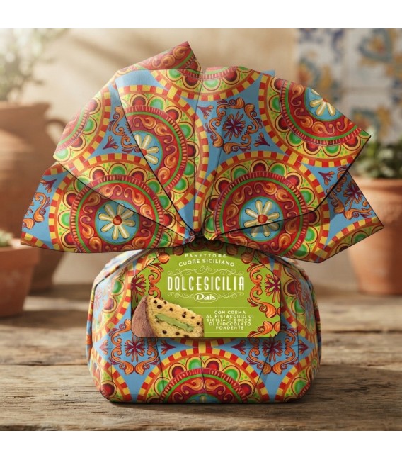 Panettone Verde Siciliano su pistacijomis 800 g